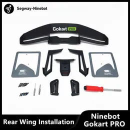 オリジナルの電動スクーターリアウィングインストールキットfor Ninebot Gokart Pro Refit Self Balance Scooterアクセサリースペアパーツ229W