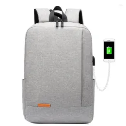 Wodoodporny plecak z plecakiem 14 -calowe laptopy plecaki mody Mochilas Mochilas Feminina Casual USB dla mężczyzn Women255s