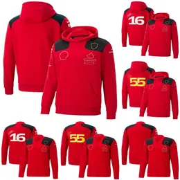 2023 Yeni F1 Team Hoodie Formula 1 Resmi Web Sitesi Yarış Kapşonlu Bahar ve Sonbahar Erkekler Günlük Zip Sweatshirt Kapşonlu Ter Cometyi2166