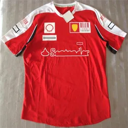 Гоночный костюм F1, командная футболка с короткими рукавами и круглым вырезом. Топы для болельщиков Формулы 1 могут быть выполнены в том же стиле308g