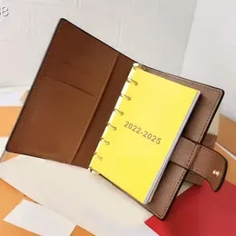 デザイナーNot Book Notepad Luxury Business Card Holder Tickler File WordPad Leatherルーズリーフノートブックハイエンドメモ帳Meeti280B