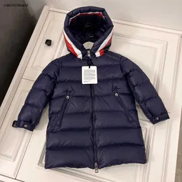 cappotto di alta qualità capretto designer bambino vestire cappotti per bambini ragazza ragazzo giacca con cappuccio outwear caldo inverno 100-160 cm