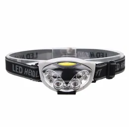 New Ultra Bright 6 LED 3 Modes Headlight Head Lamp for Outdoor Cycling Running Camping Headlamp Torch Light271t