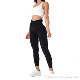 Yoga Outfit NVGTN Solid Seamless Leggings Women Soft Workout Tights Fitness Outfits Pants High Waisted Gym Wear Lycra Spandex 2302285M