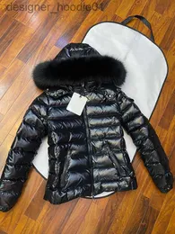 Damskie down Parkas damskie ubrania parkas zimowe ubrania kobiet w stylu koreański ciepły wyściełany puffer płaszcz kurtki L230909