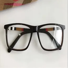 Neues, hochwertiges, prägnantes, rechteckiges Unisex-Brillengestell 54-17-140, kariertes Designer-Design für Korrektionsbrillen, Pure-Plank-Komplettsetetui312D