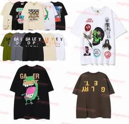Mens T Shirts GallerySe Depts Tees Women Designer Galleryes Depts T-shirts Cottons Topps Mans Casual Shirt Luxurys Clothing Street Shorts Sleeve Clothes Size S-XL