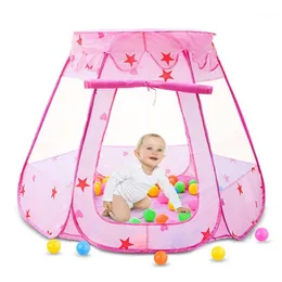 منزل لعبة التخييم في الهواء الطلق مع Net Design Baby Indoor Playground Portable المشي لمسافات طويلة For269U