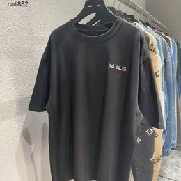 Kvinnor Balencaigalies Balencigalies Paris Short Mens T Shirts 2B Europe France Luxury Letter Tshirt Grafisk tryckning Fashion Hylsa Mens Lämna mig ensam Kläder du72