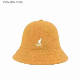 Beanie/Skull Caps Kangaroo Kangol Fisherman Hat Sun Hat Sunscreen Embrodery Towel Material 3 Storlekar 13 Färger Japanese Ins Super Fire Hat X220214 T230910
