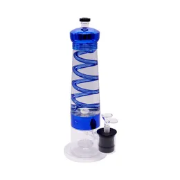 Raffreddare colorato Glitter scintillante Tubi Bong Kit Pipa ad acqua Filtro in vetro Maniglia Imbuto Ciotola Portasigarette per tabacco alle erbe Gorgogliatore Fumatori Narghilè Handpipes DHL