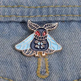 Mothman ENAMEL PINS Anpassade serier Insekt Brosches Lapel Badges Fun Cartoon Character Animal Jewelry Gift for Fans Friends