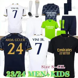 2023 24 Bellingham Rodrgo 23 24 REAL MADRIDS SOCCER Jerseys koszulka piłkarska Vini Jr Camavinga Alaba Modric Valverde Camiseta Men Kid Kit Courtois bramkarz S-4xl 99