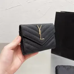 Mode plånbok män kvinnor designer plånböcker lyx varumärke korthållare casual myntficka mens handväska äkta läder små väskor kort h229m
