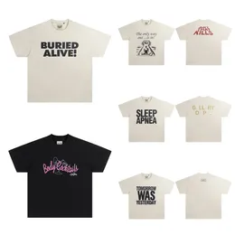 Designer Mens T shirt Fashion tshirts vintage washed fabric Street graffiti Lettering t shirts Cotton printing tees C1