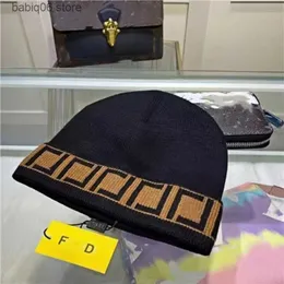 Beanie/Skull Caps Designer Luxe voor Mannen Vrouwen Brimless Winter Garen Verven Borduren Casual Katoen Mode Straat Hoeden Letters T230910