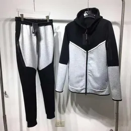 Diseñador grueso hombres ropa deportiva tecnología pantalón de lana chándal para hombre chaqueta de manga larga pantalón jogger casual techfleece chándales con capucha wom3347