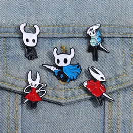 Hollow Knight Emalj Pins Custom Adventure Game Metal Brosches Lapel Badges Funny Jewelry Gift for Kids Friends