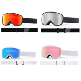 Skibrille DoubleLayer Großer Rahmen Snowboard Langlebiger UV-Schutz AntiFog Schnee für Outdoor-Sport 230909