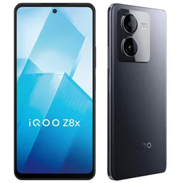 Original Vivo IQOO Z8X 5G Teléfono móvil Inteligente 8GB RAM 128GB ROM Snapdragon 6 Gen1 Android 6.64 "120Hz LCD Pantalla completa 50.0MP OTG 6000mAh Identificación de huellas dactilares Face Wake Teléfono celular