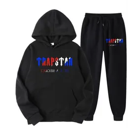 Мужские спортивные костюмы Trainingspak Merk Gedrukt Sportkleding Mannen 16 Kleuren Warm Twee Stukken Set Losse Толстовка с капюшоном Broek297Y