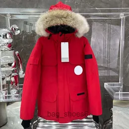 P 편지 겨울 다운 디자이너 재킷 남성 여성 패션 트렌드 모피 파카스 애호가 두꺼운 따뜻한 깃털 방수 따뜻한 야외 코트 흰색 빨간색