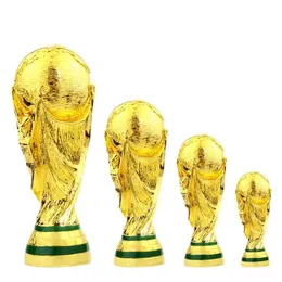 Andra leksaker Banners Football Trophy Souvenir Golden Harts Soccer Craft Champion Mascot Fan Gifts Office Home Decoration World Cup-2291J