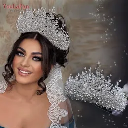 Wedding Hair Jewelry YouLaPan HP193P Headwear Necklace Earrings Set Bride Headbands Headpiece Bridal Tiaras and Crowns 230909