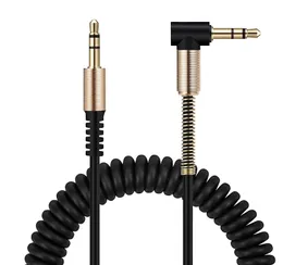 Universal Aux Cord Auxiliary Cable Stereo Audio Cable 3,5 mm hane till manliga kablar för bil Bluetooth -högtalare Hörlurar Headset PC Laptop -högtalare Mp3