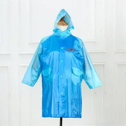 Niestandardowe dorosłe mężczyźni Kobiety długie płaszcz przeciwdeszczowy Long Piece Waterproof Windbreaker2417