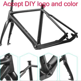 bike frames disc carbon bike frameset T1100 1k or ud cycling frame made in china261s