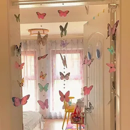 Curtain Home Portable Butterfly Shaped Handmade Diy Door Material Bag Bedroom vardagsrum Dekoration 230909
