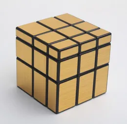 Magic Cube 3x3x3 Fidget Toy Set 5,7 cm borstade klistermärken med oregelbunden hastighetskubformad cylindrisk fidget Toy Infinite Cube ABS 3*3 Intelligence Flash Ice Cube