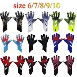 4MM Goalkeeper Gloves Finger Protection Professional Men Football Gloves Adults Kids Thicker Goalie Soccer glove310h309a