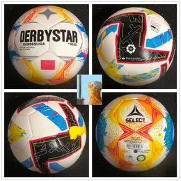 Ny topp La Liga 22 23 Bundesliga League Match Soccer Balls 2022 2023 Derbystar Merlin Acc Football Particle Skid Resistance Game T290M