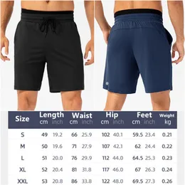 LL-21413 Herren Shorts Yoga Outfit Männer Fünfte Hosen Laufen Sport Atmungsaktive Trainer Kurze Hosen Sportswear Gym Übung Adu295P