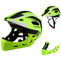 Lixada Kids MTB Hełm Odłączany pełny ochronę Ultralight Bike Hełm do rowerowego skutera w rolkach rowerowych Hełm bezpieczeństwa P0824256O