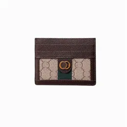 카드 홀더 럭셔리 디자이너 여성 가방 지갑 지갑 Bolsa Purse Origina 정품 가죽 여성 남성 지갑 크레디트 코인 미니 지갑 CLU2382