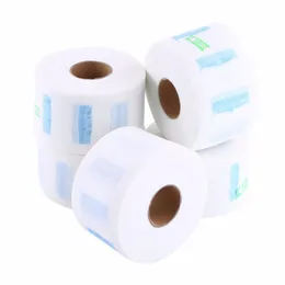 Professional Neck Ruffle Paper Rolls Towel Disposable Neck Covering Hair Cutting Tools Hairdressing Collar Accessory251p