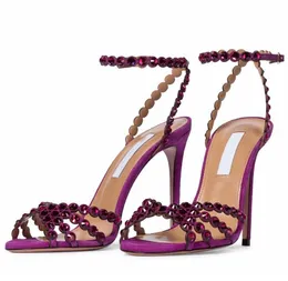 23s/s designer is sandal tequila plexi sandal klack hög klack kvinnor yta sandaler skor läder fyrkantiga tå mule promenad lady sandalias