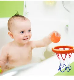 농구 선반 욕실 욕실 아기 목욕 장난감 아기 흡입 컵 아기를위한 장난