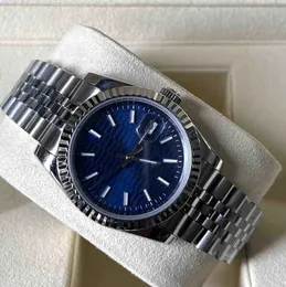 Najwyższa jakość 36/41 mm męskie zegarki damskie Diamentowe zegarek na rękę złotą krawędź Watch zegarek ze stali nierdzewnej Wodoodporna rocznica ślubu
