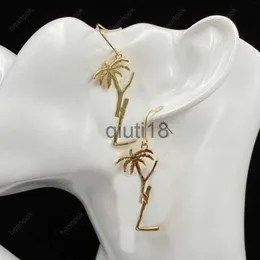 Stud Women Stud Earrings Designer Jewelry Palm Tree Dangle Pendant 925 Silver Earring Y Party Studs Gold Hoops Engagement For Bride Box x0911