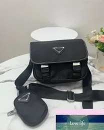 Nieuwe designertas Crossbodytas Herencameratassen Nylon Enkele schouder Heren Kleine flappen 2-delig