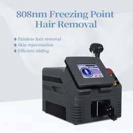 Varmförsäljning Hår Ta bort 808nm Diod Laser Machine Ice Point Depilation Smärtfri hudföryngring för hela kroppen CE Compact Beauty Machine