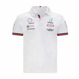 F1 T-shirt Racing Lapel Polo Gömlek Formül 1 Fan Kısa Kollu Üstler Araba Kültürü Hızlı Kurutucu Giysiler Özelleştirilebilir2809