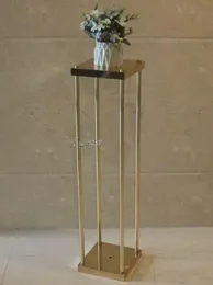 4-teiliges Set Blumenständer Aus Metall – Moderne Säulen In Gold Für Hochzeiten, Partys & Home-Deko