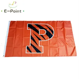 NCAA Princeton Tigers-Flagge, 3, 5 Fuß, 90 cm, 150 cm, Polyester-Flagge, Banner-Dekoration, fliegende Hausgarten-Flagge, festliche Geschenke2421