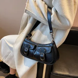 Abendtaschen Mode Multifunktionale Leder Schulter Achseltasche Für Frauen 2023 Neigen Weibliche Einfache Luxus Design Unterarm Handtaschen Und