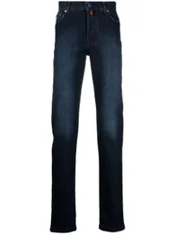 Jeans firmati da uomo Kiton Jeans in denim a gamba dritta Pantaloni lunghi autunnali primaverili per uomo Pantaloni in denim ammorbidente nuovo stile